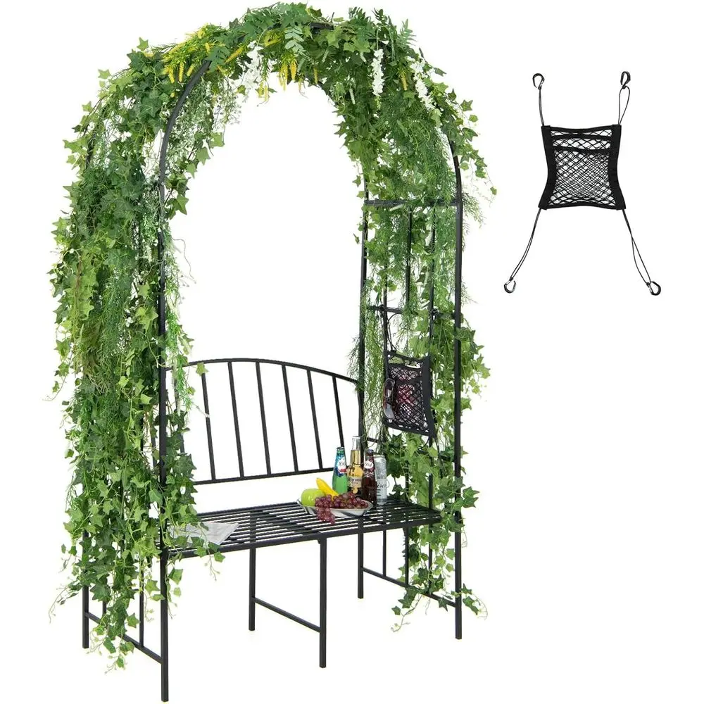 Garden Bench Metal - Arche de jardin en métal avec