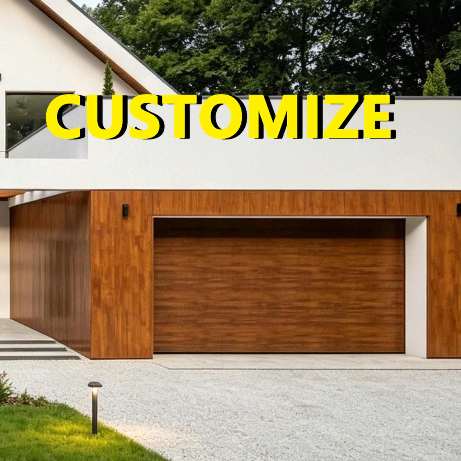 Outdoor Furniture Metal - Porte de garage en aluminium sur