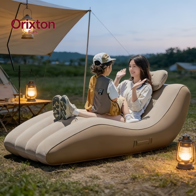 Outdoor Furniture Lounge - Chaise longue gonflable portable d'extérieur -