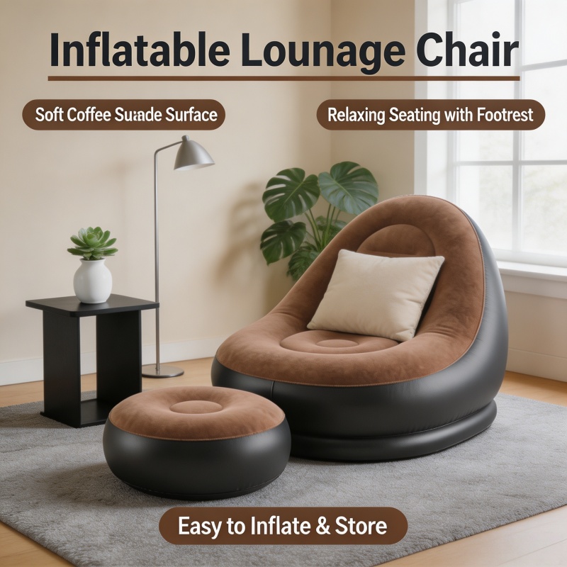 Outdoor Furniture Lounge - Canapés de relaxation gonflables, fauteuil inclinable