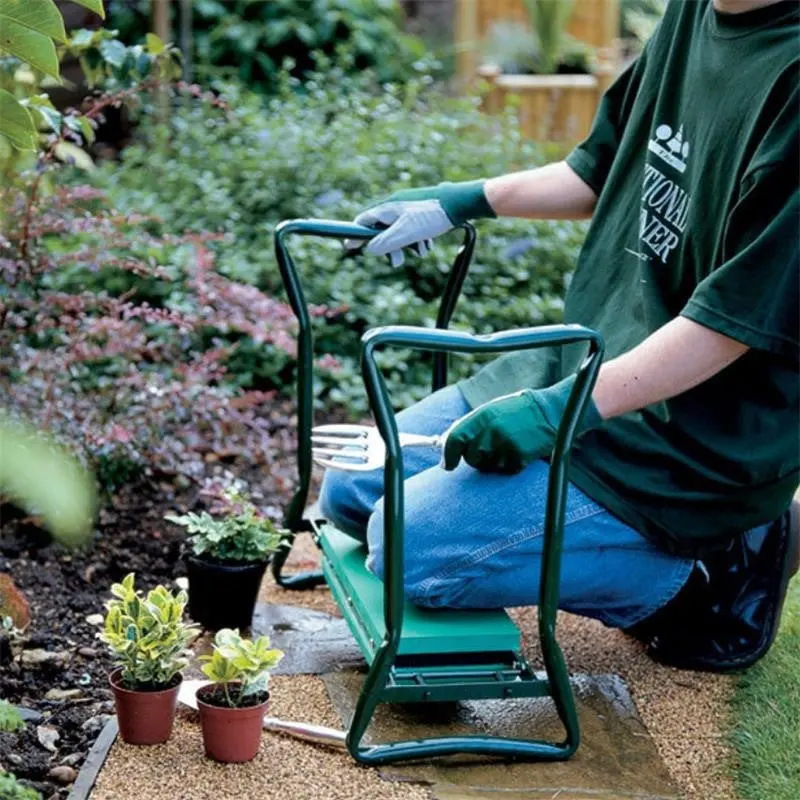 Garden Bench Metal - 1pc Nouveau Tabouret de Jardinage, Siège