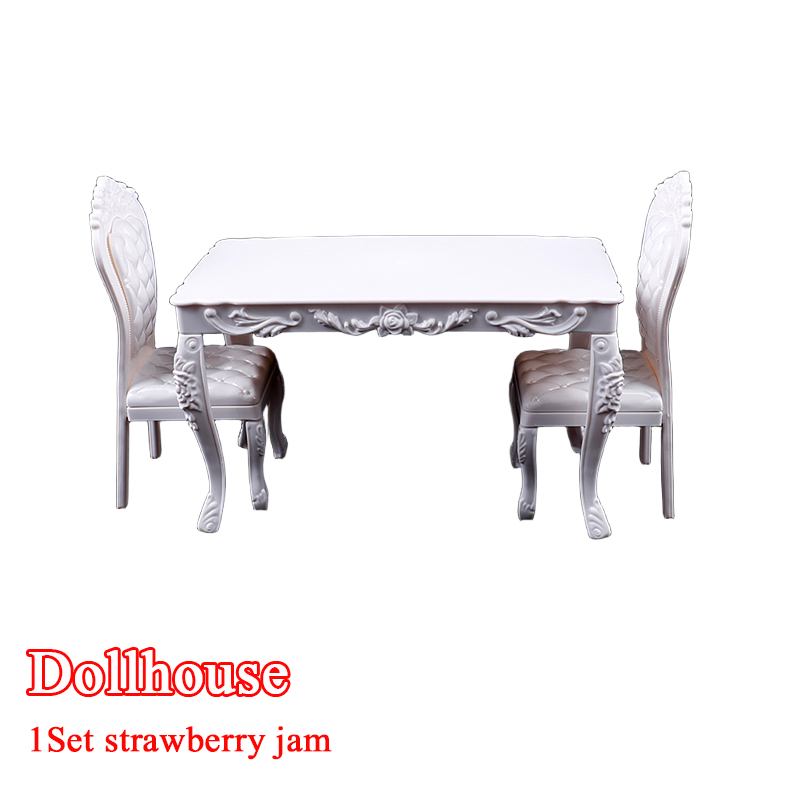 Bistro Table Set - Maison de poupée 1:6, meubles de