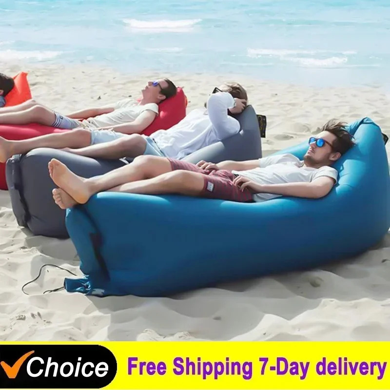 Outdoor Furniture Plans - Canapé gonflable portable d'extérieur, chaise longue
