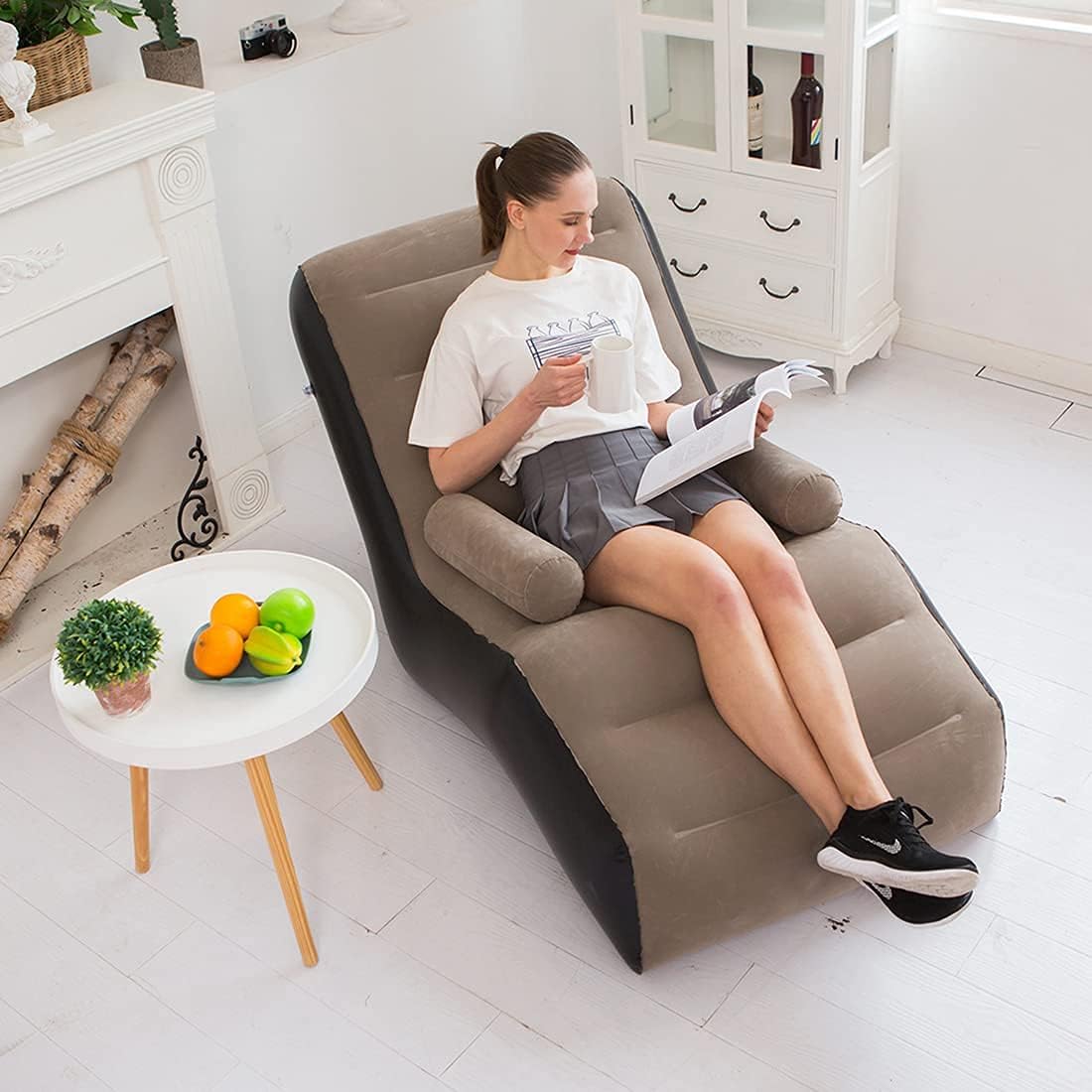Outdoor Furniture Lounge - Canapé paresseux pliant, chaise longue gonflable,