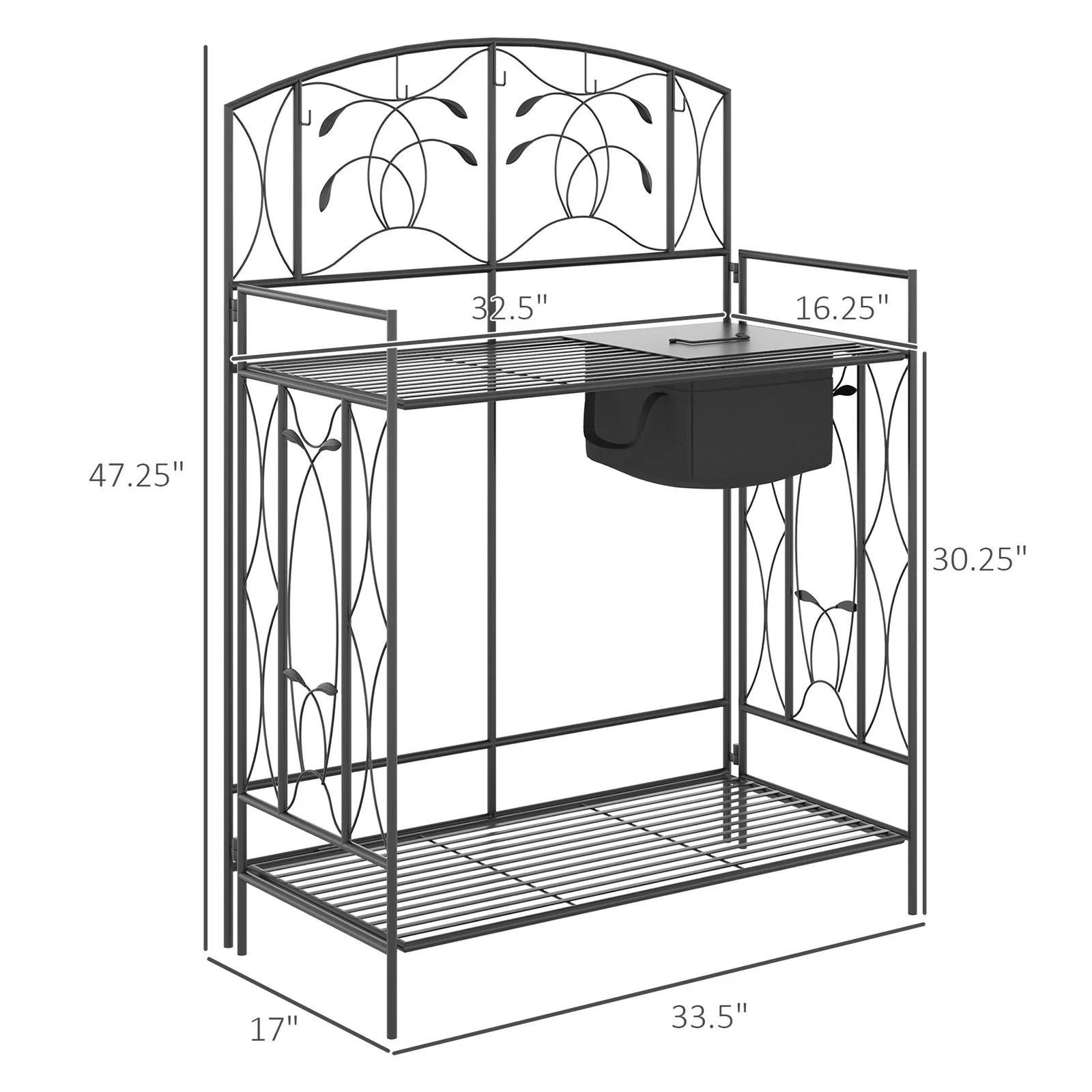 Table de jardin en métal pour  - Garden Bench Metal avis et prix