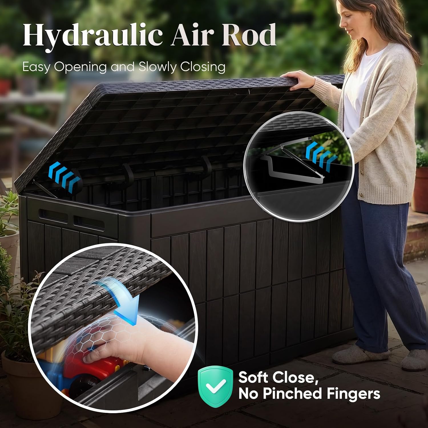 Banc de rangement extérieur en - Outdoor Furniture Weatherproof avis et prix