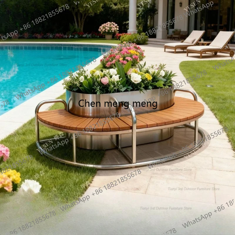 Bac à fleurs en acier inoxydab - Garden Bench Metal avis et prix