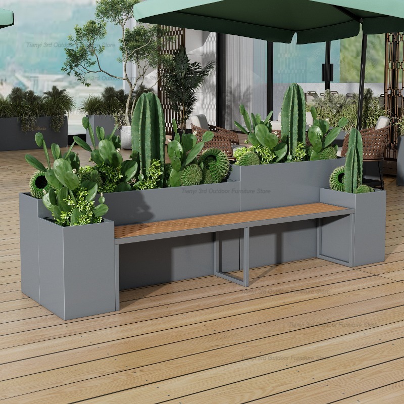 Banc-jardinière nordique en ac - Garden Bench Metal avis et prix