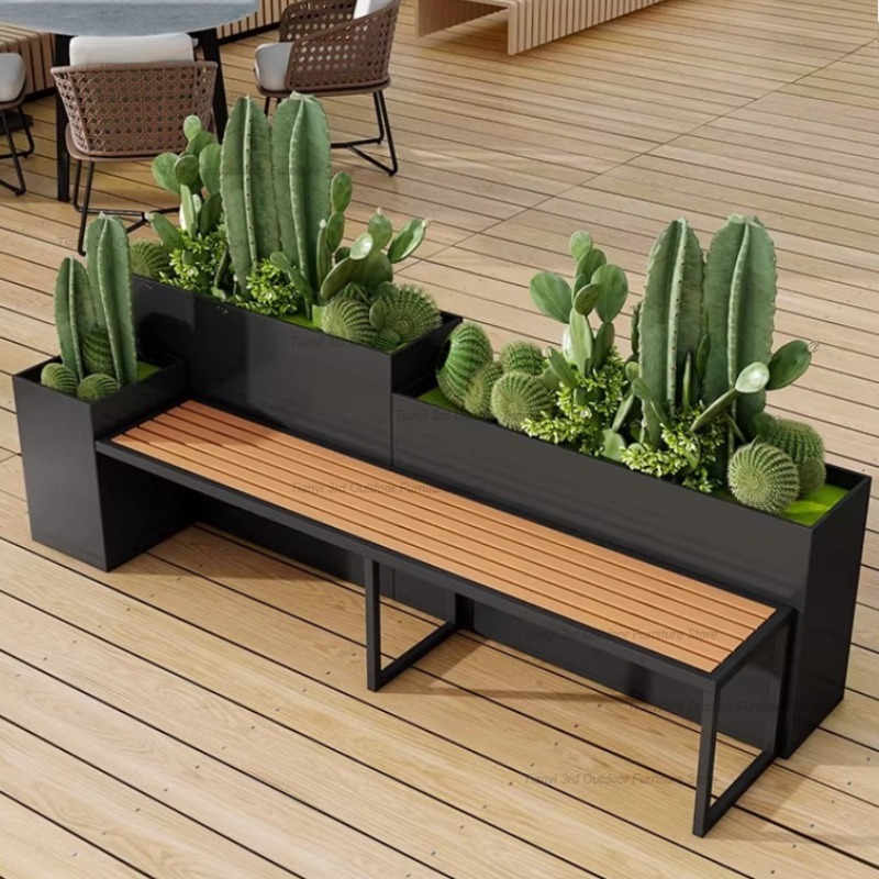 Banc-jardinière nordique en ac - Garden Bench Metal avis et prix