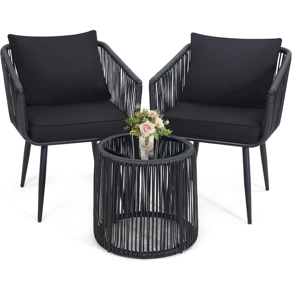Ensemble de bistrot en rotin p - Bistro Table Set avis et prix