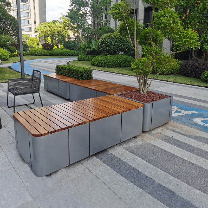 Banc-jardinière combiné en mét - Garden Bench Metal avis et prix