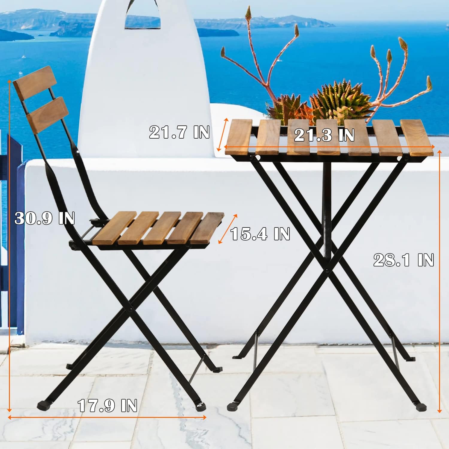 Ensemble bistrot de patio plia - Bistro Table Set avis et prix