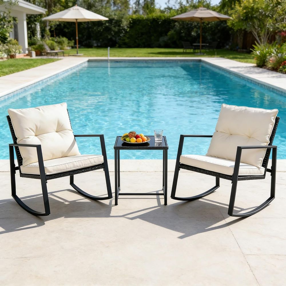 Ensemble bistro 3 pièces d'ext - Bistro Table Set avis et prix