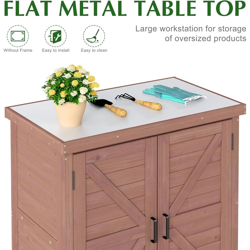 Armoire de rangement extérieur - Garden Bench Metal avis et prix