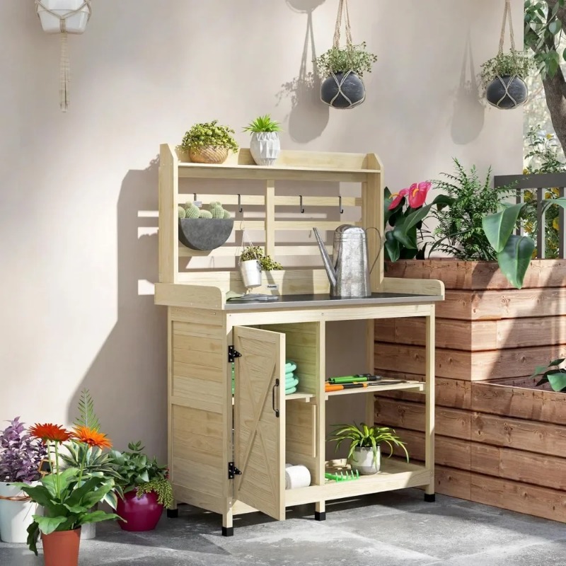 Poste de travail de jardin ave - Garden Bench Metal avis et prix